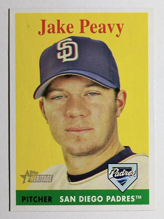 2007 Topps Heritage #352 Jake Peavy