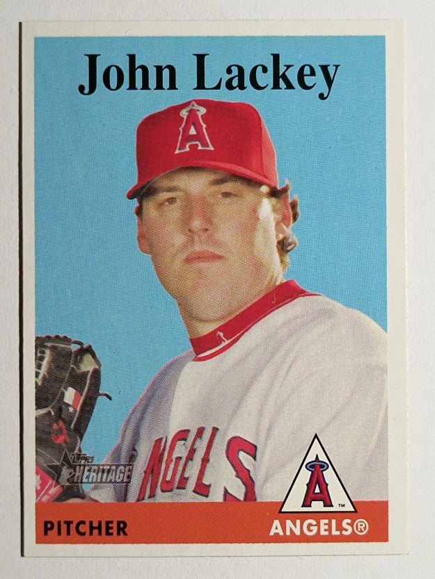 2007 Topps Heritage #358 John Lackey