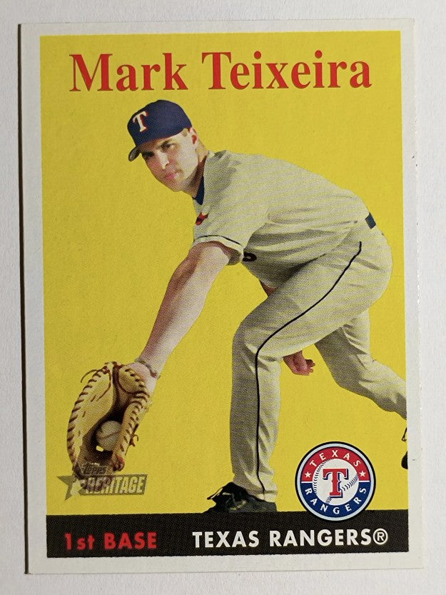 2007 Topps Heritage #360 Mark Teixeira