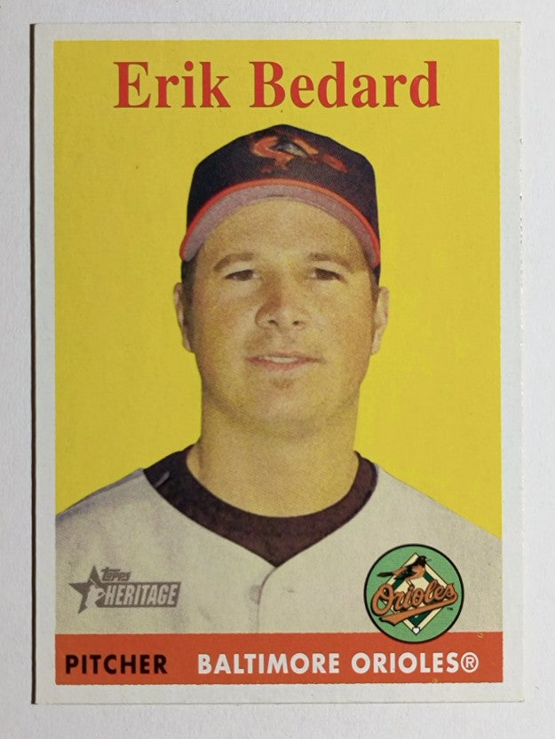 2007 Topps Heritage #363 Erik Bedard