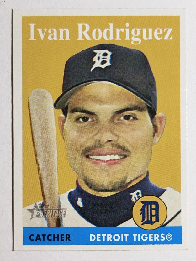 2007 Topps Heritage #370 Ivan Rodriguez