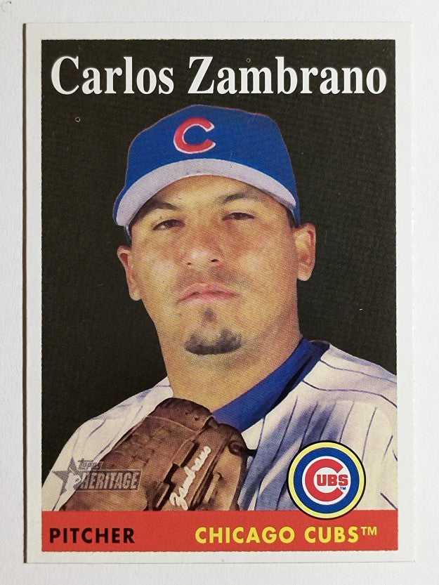2007 Topps Heritage #372 Carlos Zambrano