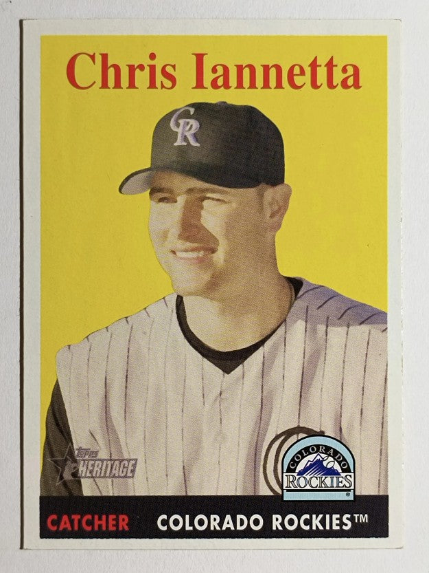 2007 Topps Heritage #373 Chris Iannetta