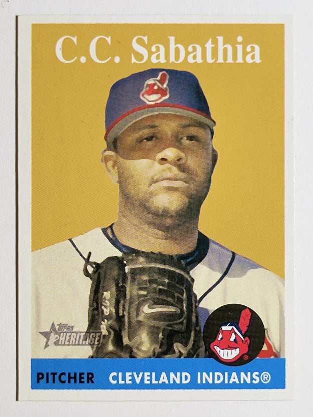 2007 Topps Heritage #382 C.C. Sabathia