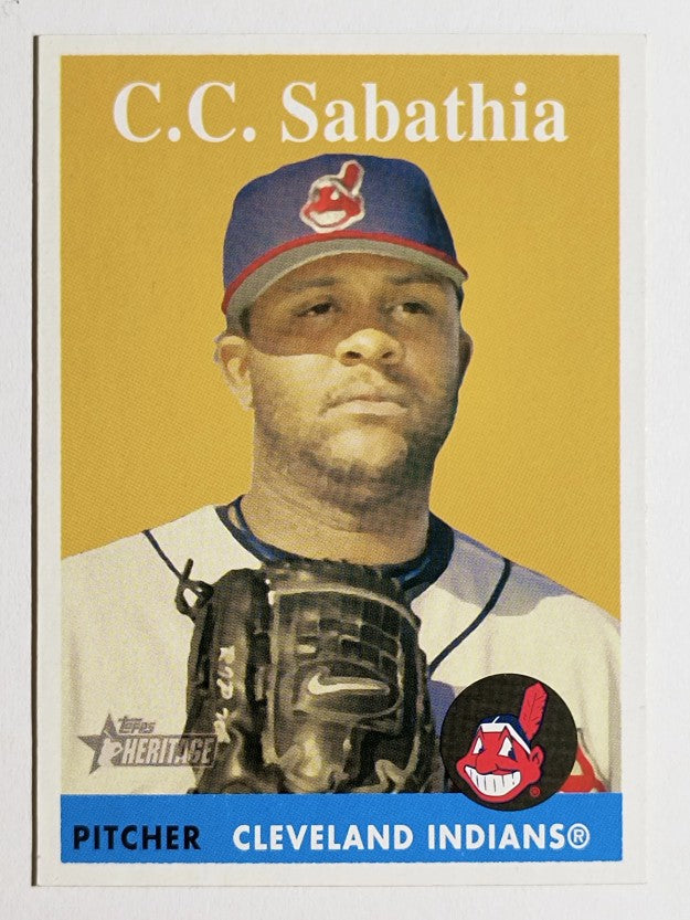 2007 Topps Heritage #382 C.C. Sabathia