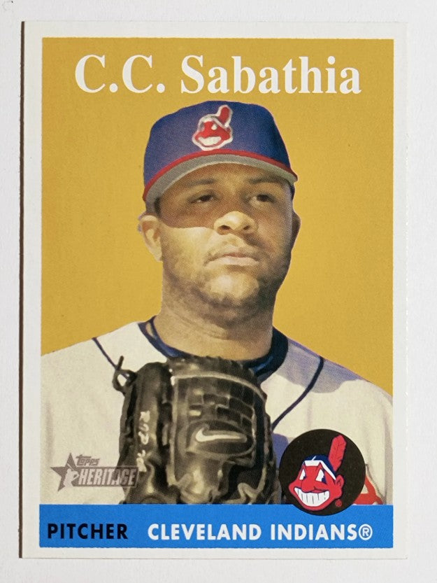 2007 Topps Heritage #382 C.C. Sabathia