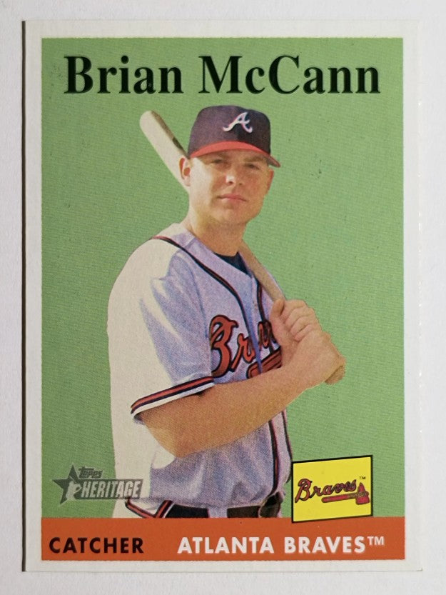 2007 Topps Heritage #390 Brian McCann