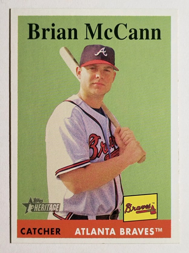 2007 Topps Heritage #390 Brian McCann