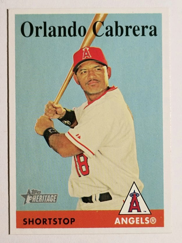 2007 Topps Heritage #406 Orlando Cabrera