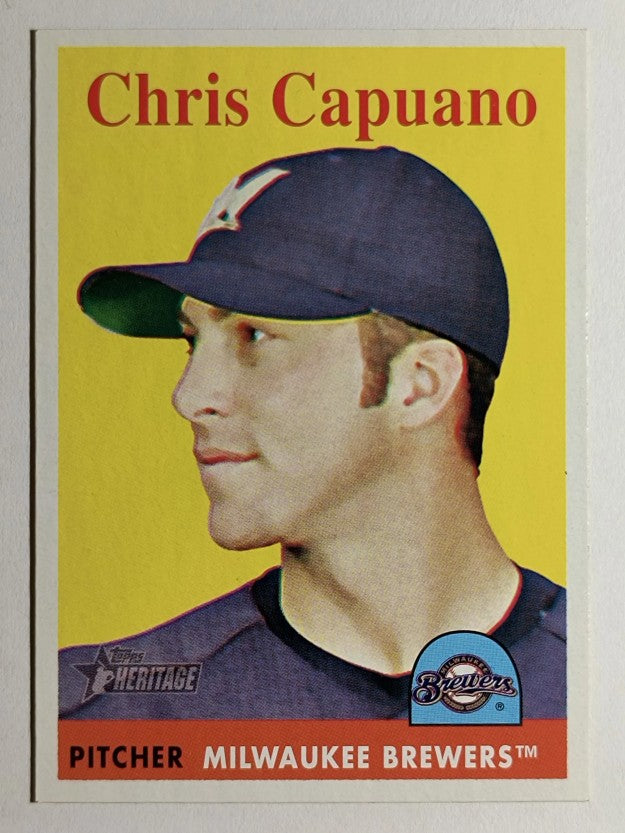 2007 Topps Heritage #421 Chris Capuano