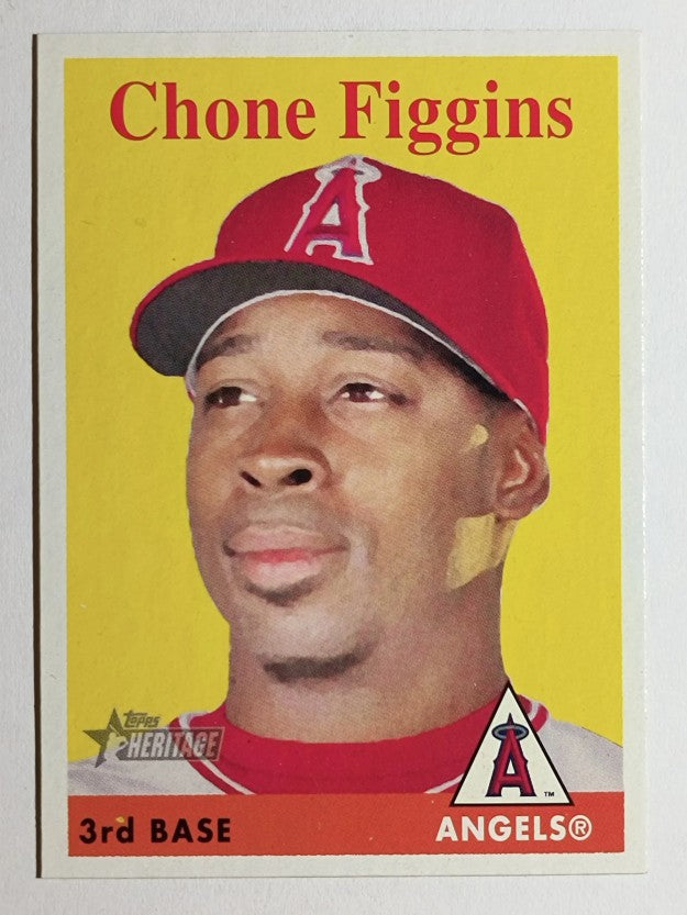 2007 Topps Heritage #425 Chone Figgins