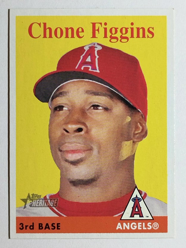 2007 Topps Heritage #425 Chone Figgins