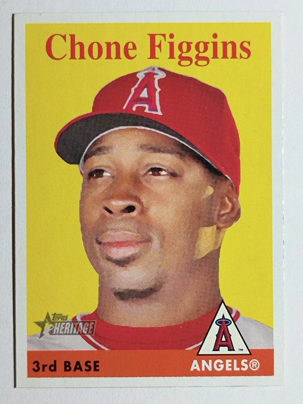 2007 Topps Heritage #425 Chone Figgins