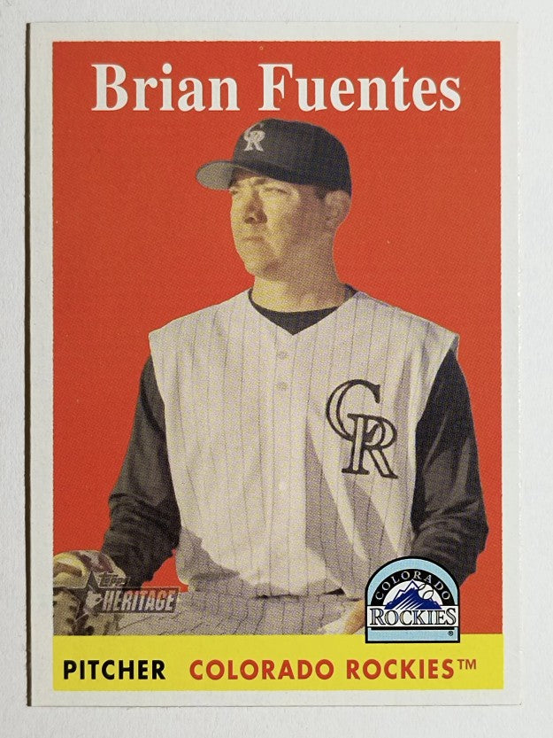 2007 Topps Heritage #427 Brian Fuentes