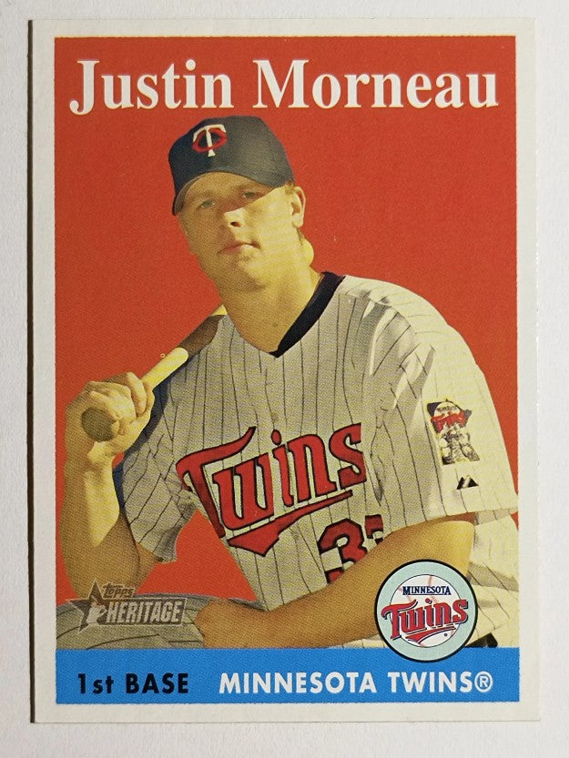 2007 Topps Heritage #450 Justin Morneau
