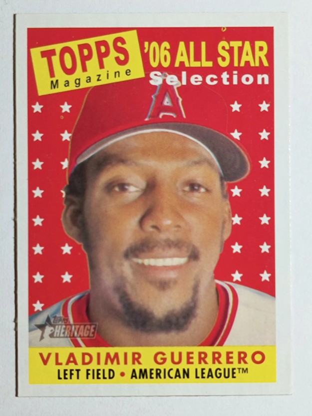 2007 Topps Heritage #485 Vladimir Guerrero AS