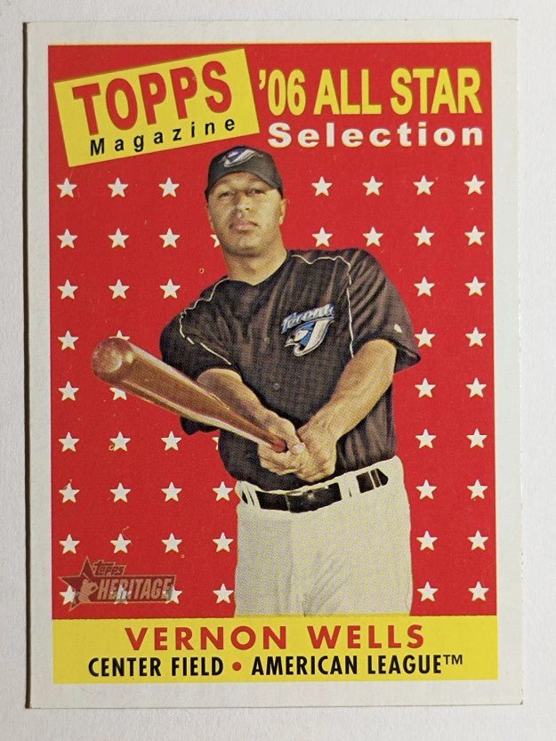 2007 Topps Heritage #487 Vernon Wells AS
