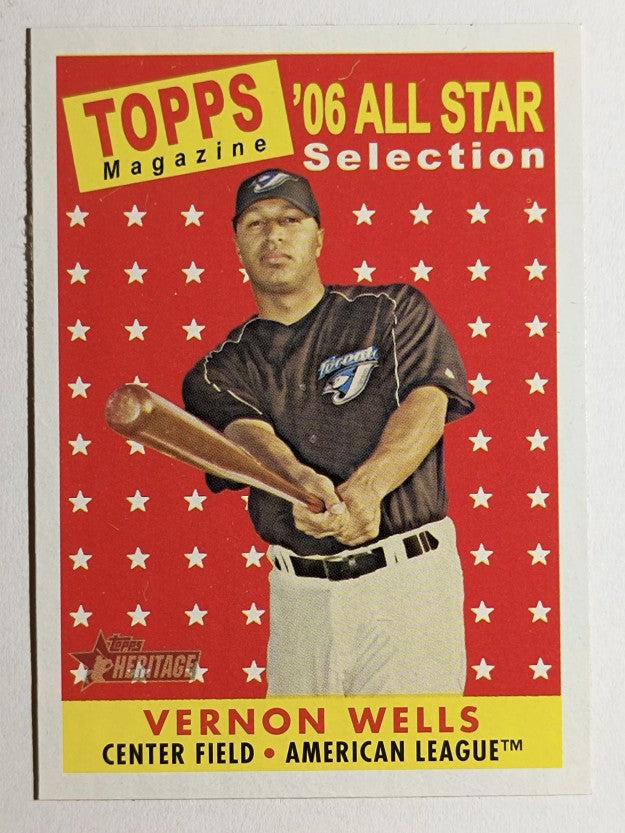 2007 Topps Heritage #487 Vernon Wells AS