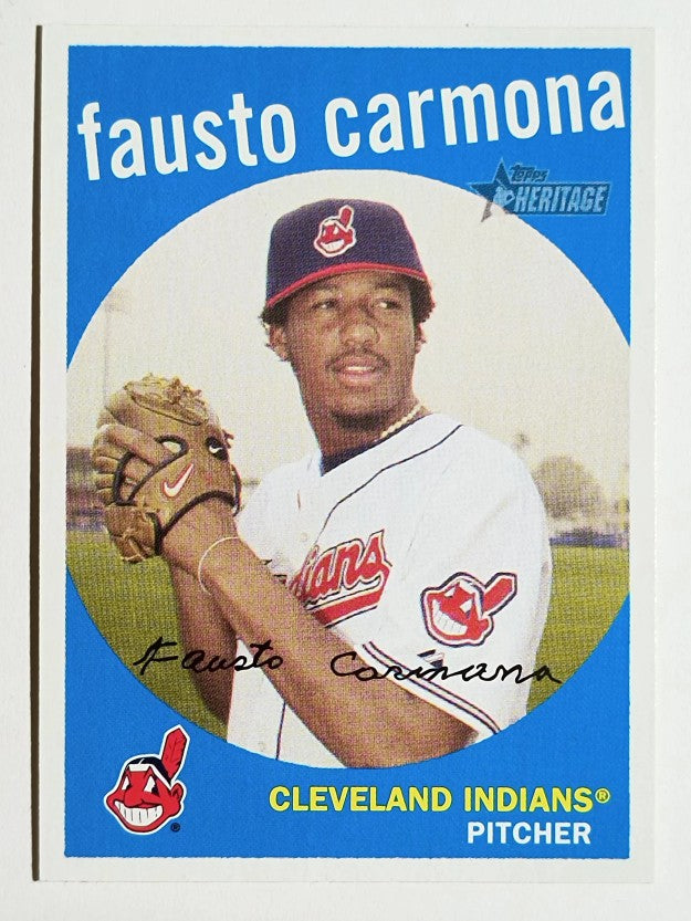 2008 Topps Heritage #26 Fausto Carmona