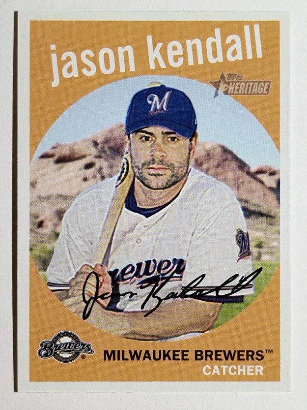 2008 Topps Heritage #44 Jason Kendall