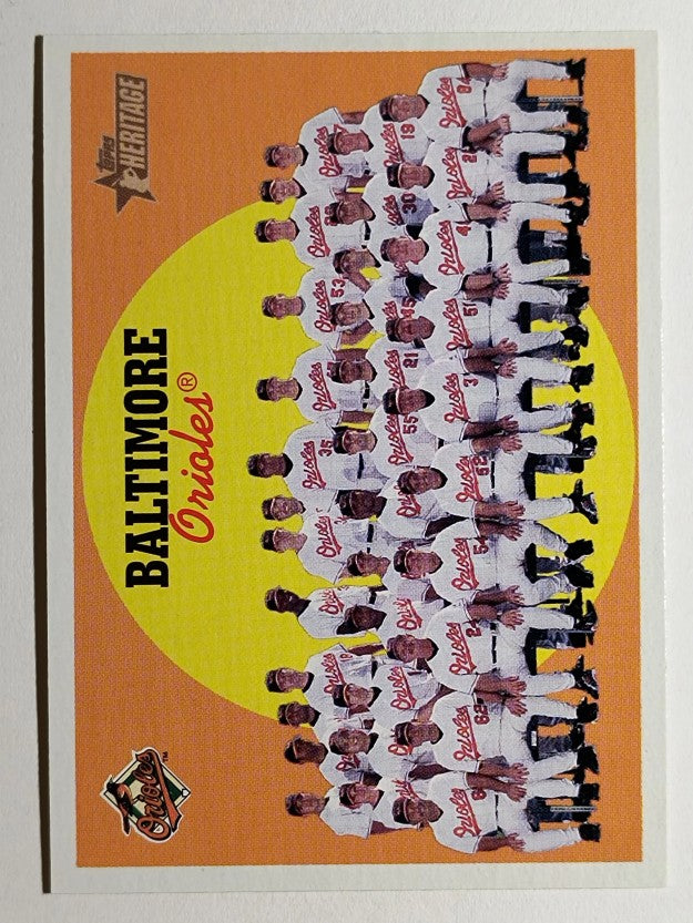 2008 Topps Heritage #48 Baltimore Orioles