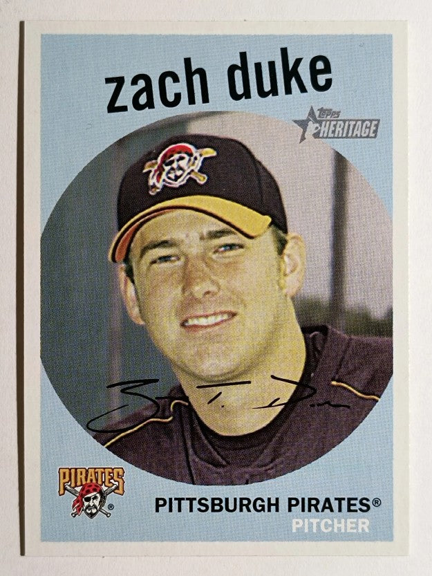 2008 Topps Heritage #72 Zach Duke
