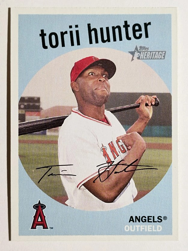 2008 Topps Heritage #81 Torii Hunter GB SP