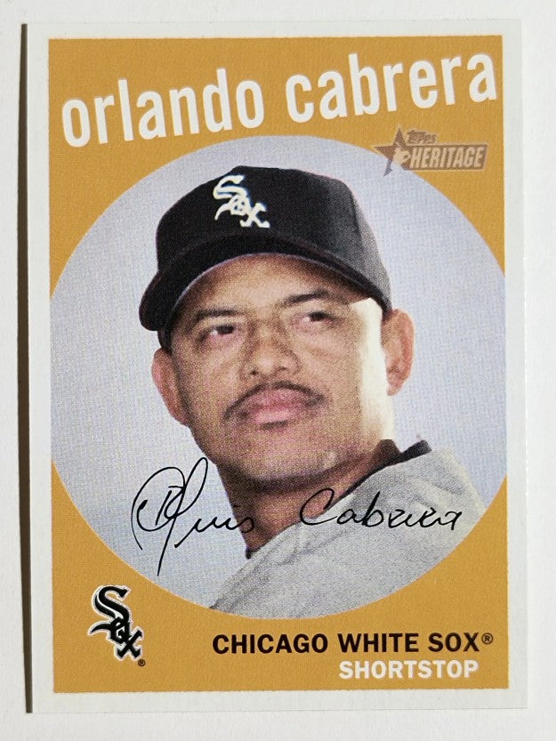 2008 Topps Heritage #114 Orlando Cabrera
