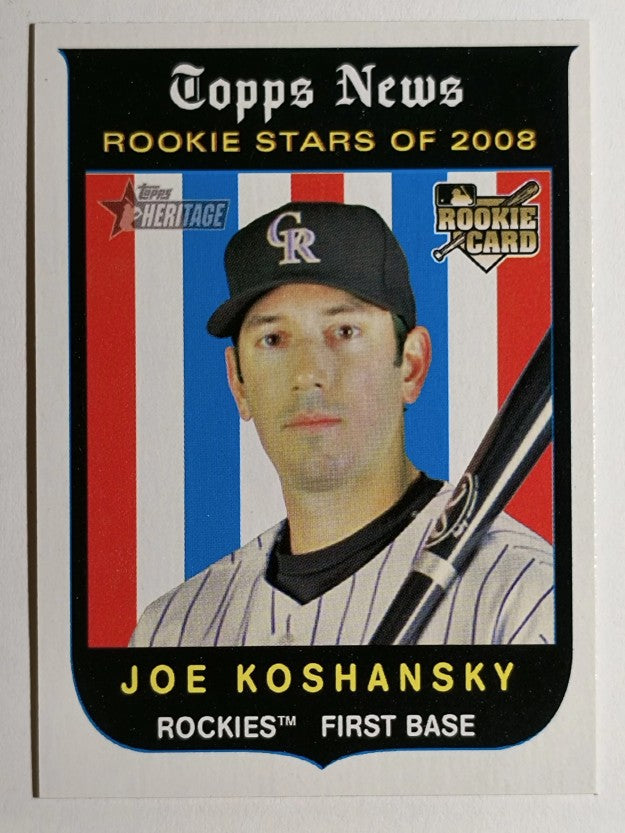 2008 Topps Heritage #132 Joe Koshansky