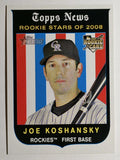 2008 Topps Heritage #132 Joe Koshansky