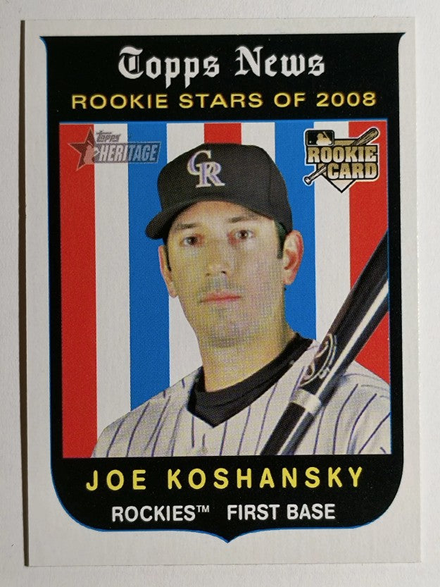 2008 Topps Heritage #132 Joe Koshansky