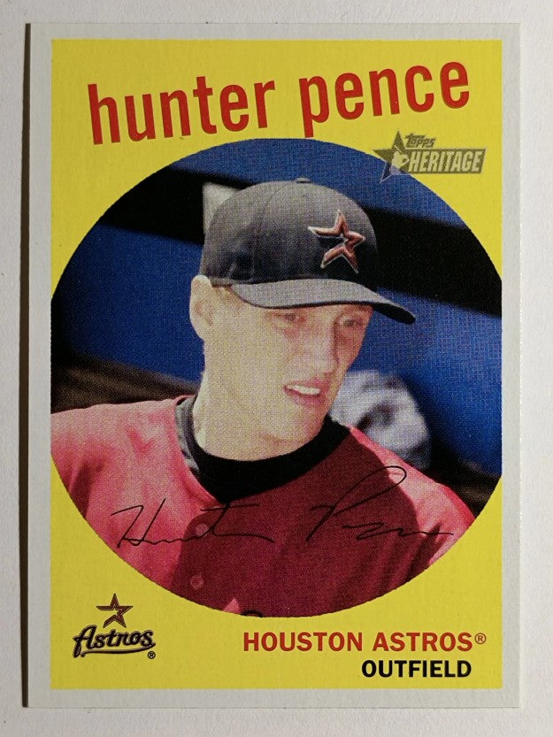 2008 Topps Heritage #148 Hunter Pence
