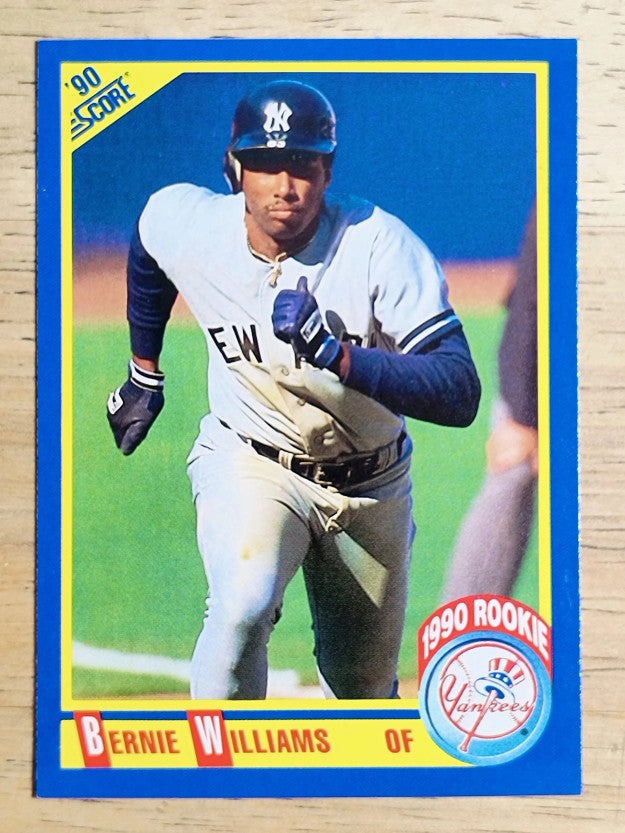 1990 Score #619 Bernie Williams RC