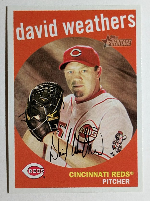 2008 Topps Heritage #159 David Weathers