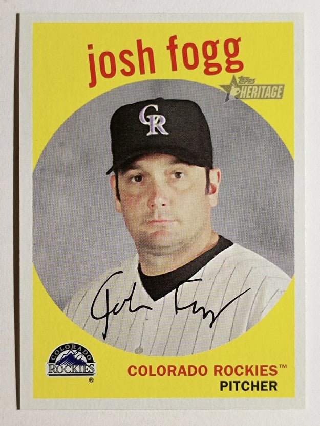 2008 Topps Heritage #161 Josh Fogg