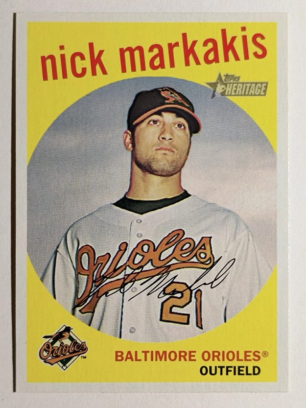 2008 Topps Heritage #170 Nick Markakis