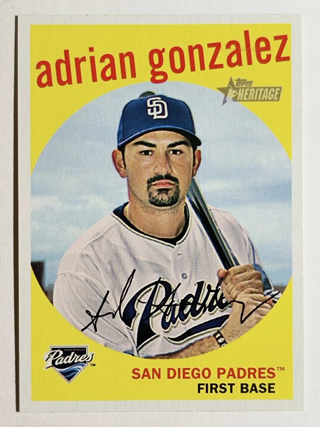 2008 Topps Heritage #188 Adrian Gonzalez
