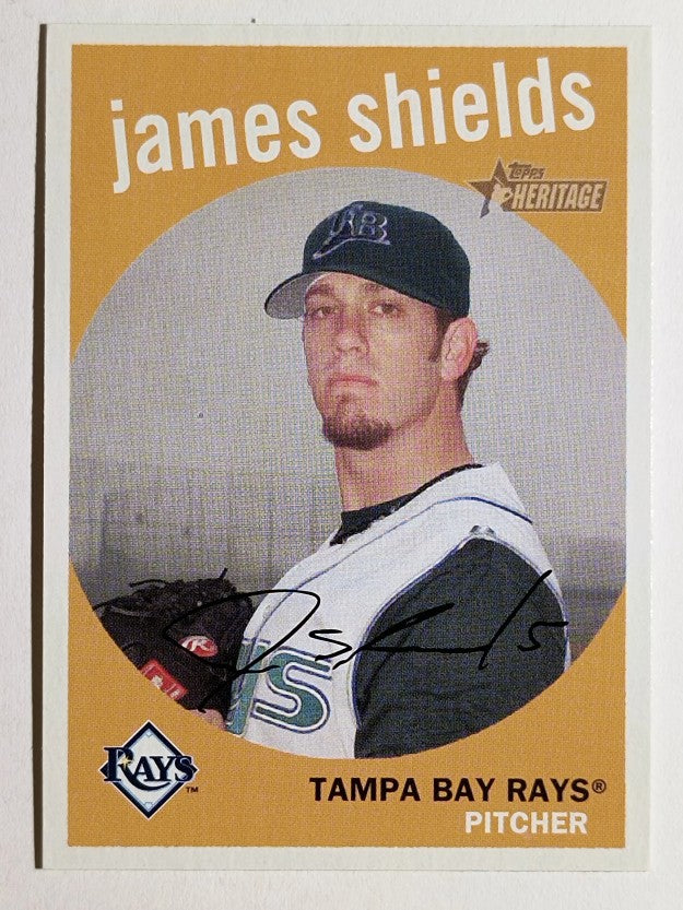 2008 Topps Heritage #191 James Shields