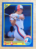 1990 Score #631 Larry Walker RC