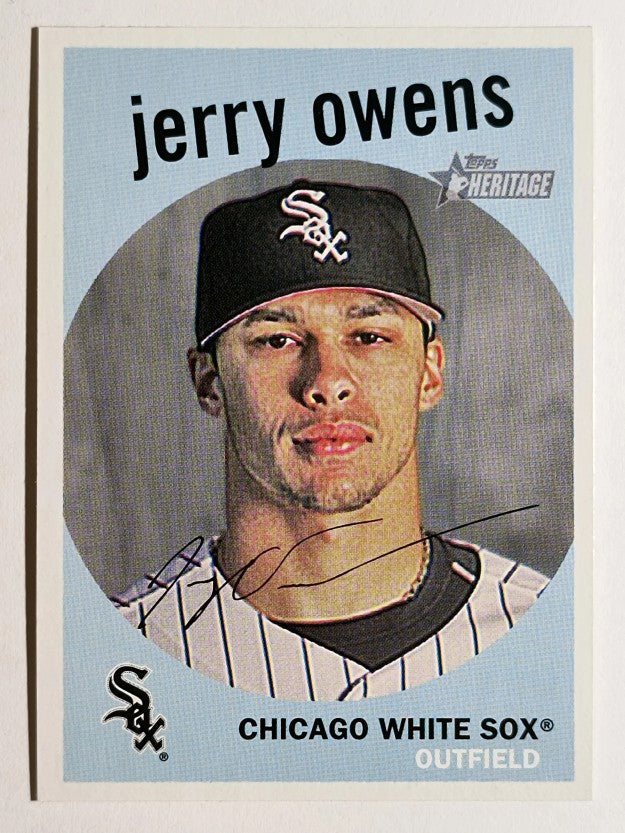 2008 Topps Heritage #198 Jerry Owens GB SP