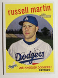 2008 Topps Heritage #199 Russell Martin