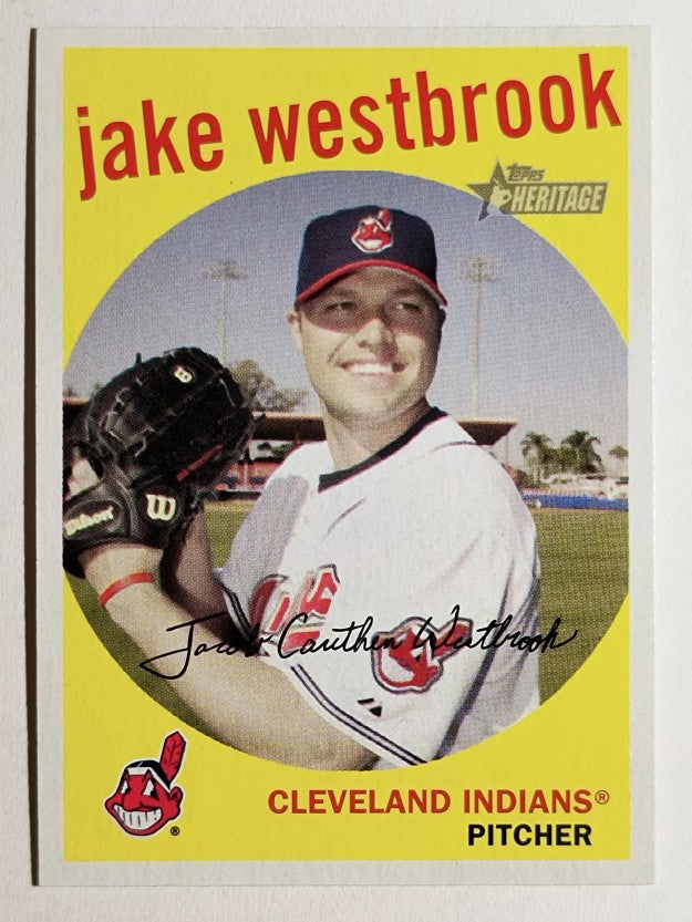 2008 Topps Heritage #206 Jake Westbrook