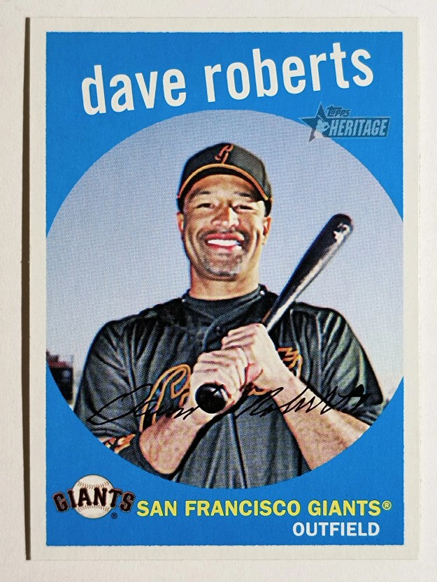 2008 Topps Heritage #207 Dave Roberts