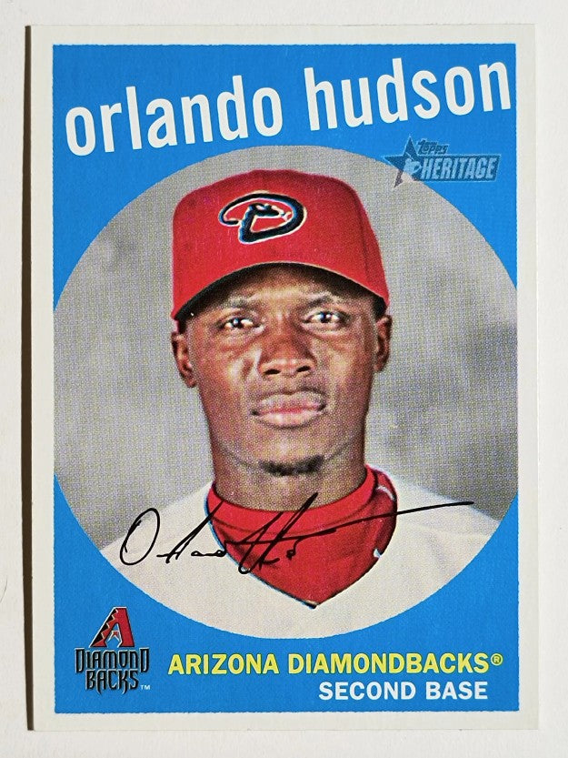 2008 Topps Heritage #219 Orlando Hudson