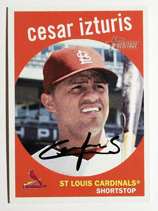 2008 Topps Heritage #222 Cesar Izturis