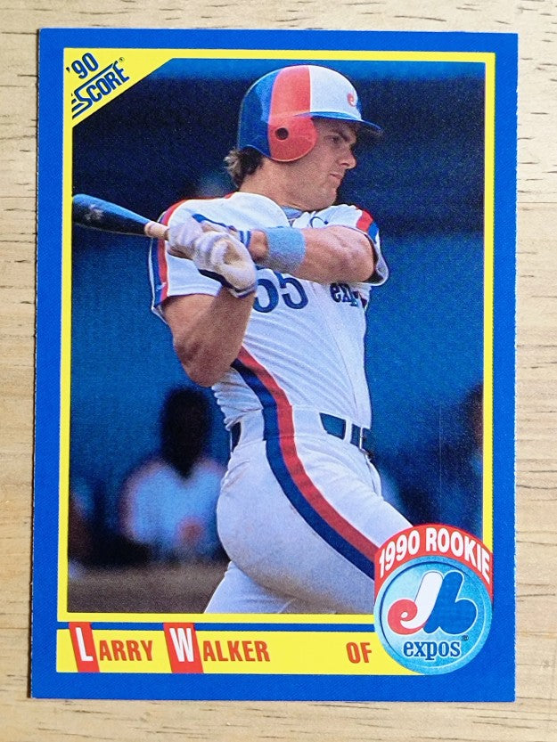 1990 Score #631 Larry Walker RC