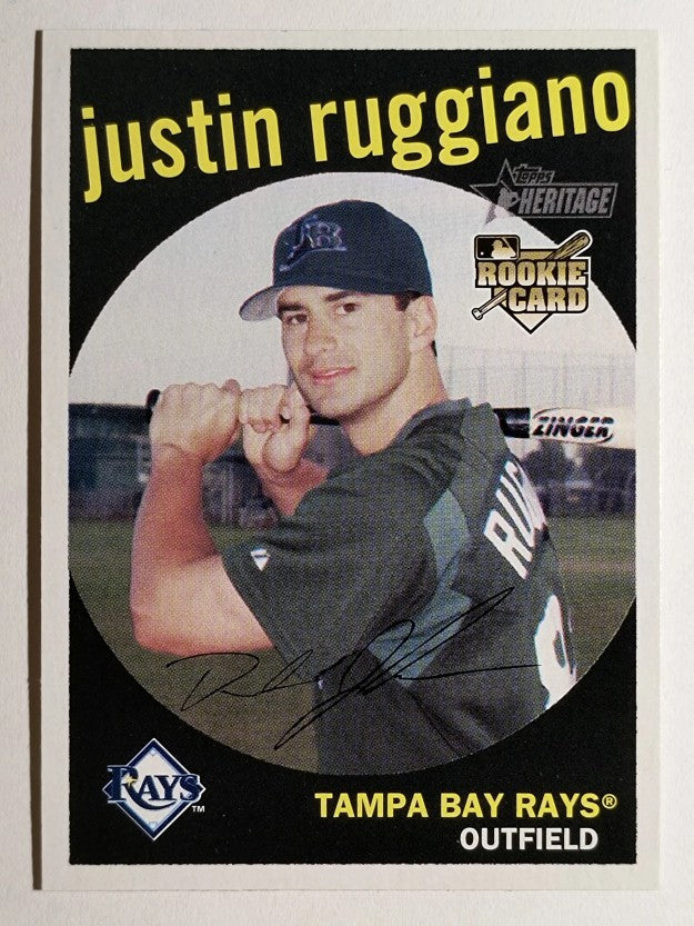 2008 Topps Heritage #253 Justin Ruggiano RC