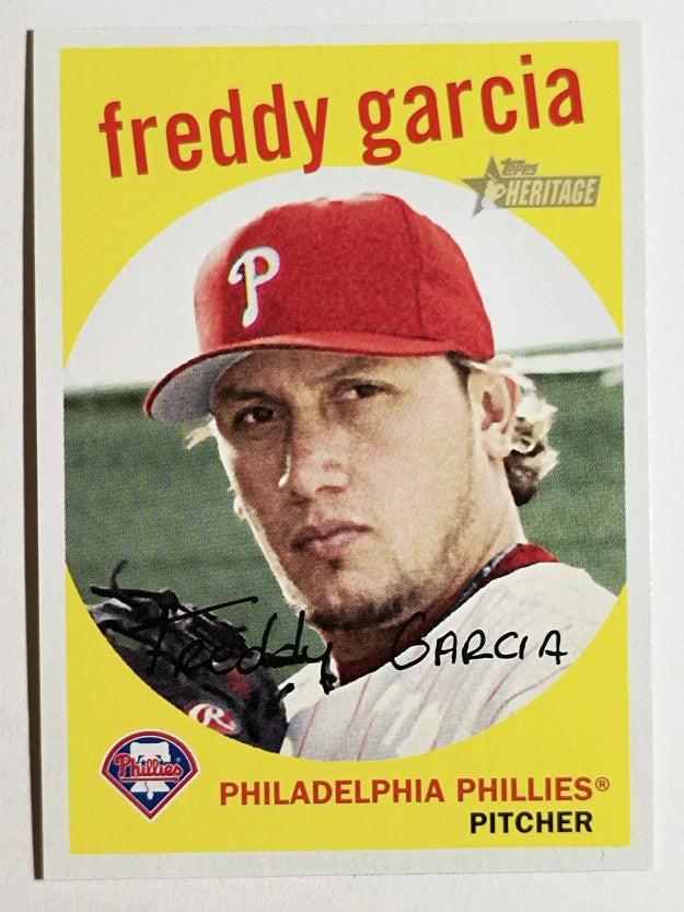 2008 Topps Heritage #254 Freddy Garcia