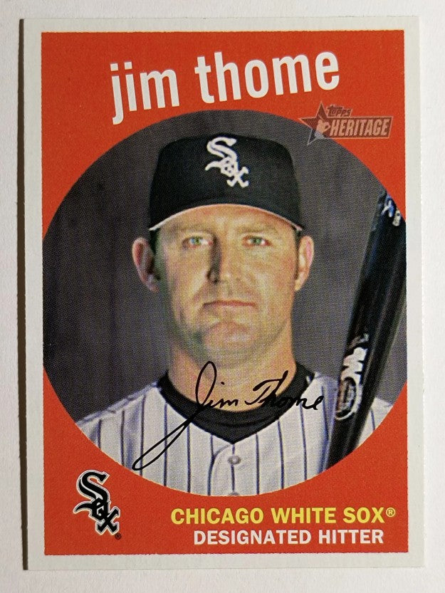 2008 Topps Heritage #268 Jim Thome