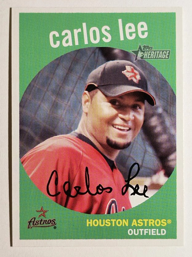 2008 Topps Heritage #276 Carlos Lee